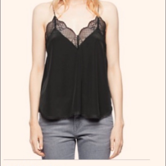 Zadig & Voltaire Tops - Zadig & Voltaire Black Christy Camisole
